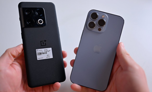 iphone 13 vs oneplus 10 pro design