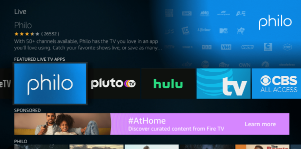 how to get philo app on lg tv