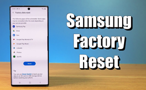 how to reset Samsung phone