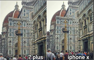 iPhone 7 Plus vs iPhone X Camera