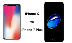 iPhone 7 plus vs iPhone x