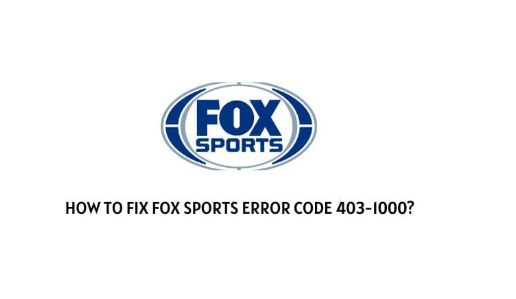 error 403-1000 fox sports