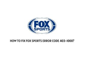 fox error 403-1000