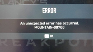 ghost recon breakpoint error mountain 01100
