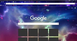 how to change google background