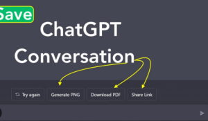 how to save chatgpt conversation