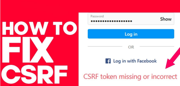 instagram csrf token missing or incorrect
