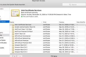 itunes can't verify the identity of the server s.mzstatic.com