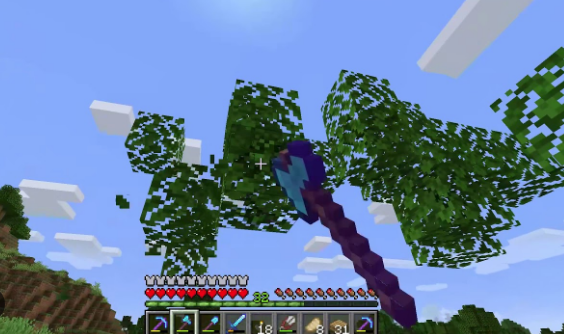 how to get leaves in minecraft